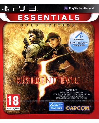 Resident Evil 5 Gold: Move Edition - Essentials (PS3) - 1