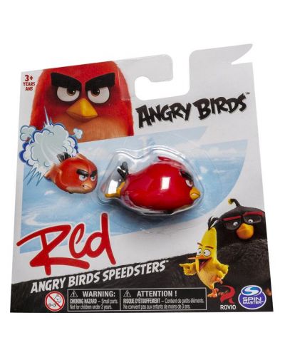 Angry Birds: Фигурка на колелца - Red - 2