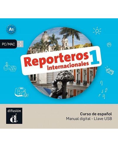 Reporteros internacionales 1 (A1) Llave USB con libro digital