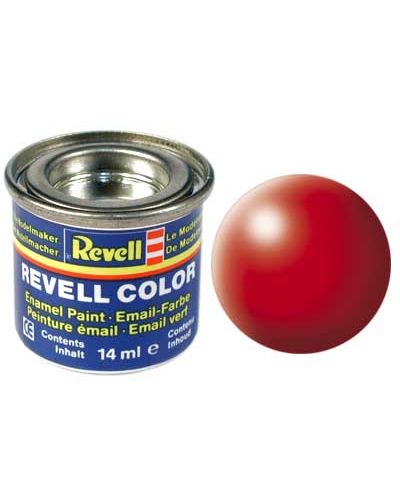 Емайл боя за сглобяеми модели Revell - Копринено лимонено червен(32332) - 1