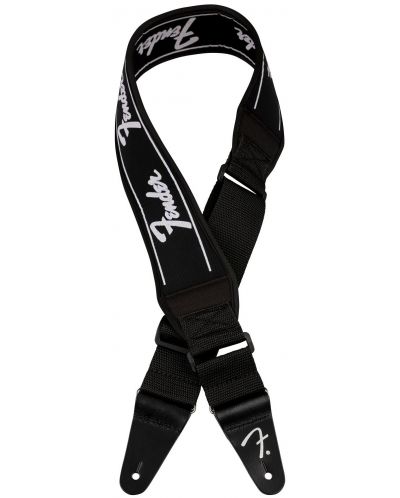 Ремък за китара Fender - Swell Neoprene Strap, черен/бял - 2