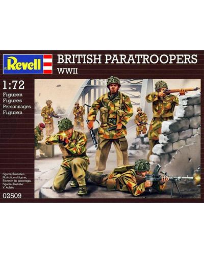 Фигури Revell -  British Paratroopers WW II (02509) - 1