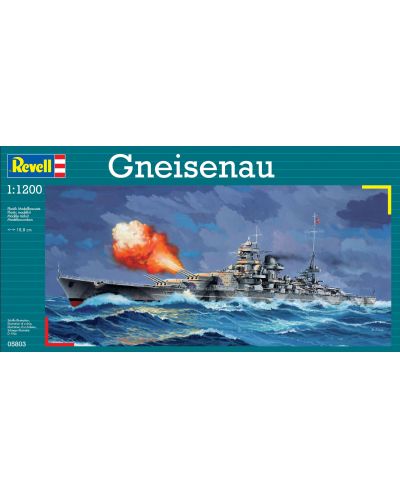 Сглобяем модел на военен кораб Revell - Gneisenau (05803) - 1