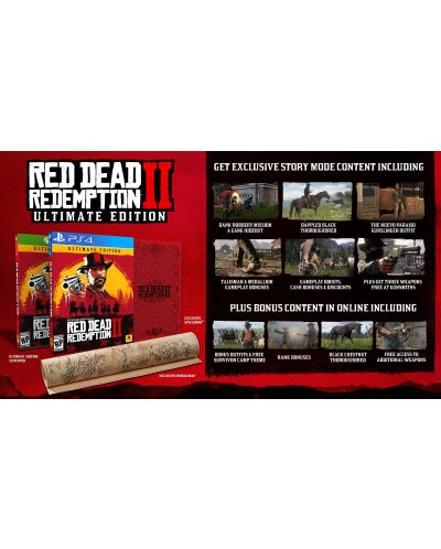 Red Dead Redemption 2 Ultimate Edition + DLC бонус (PS4). - 5
