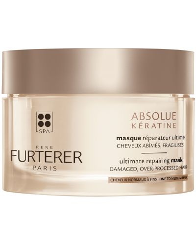 René Furterer Absolue Keratiné Възстановяваща маска за нормална и фина коса, 200 ml - 1