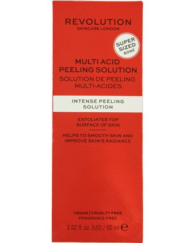 Revolution Skincare Серум-пилинг за лице Multi Acid, 60 ml - 3