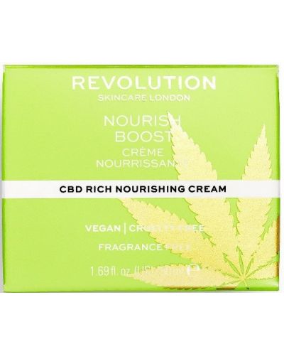 Revolution Skincare Крем за лице Nourish Boost CBD, 50 ml - 4