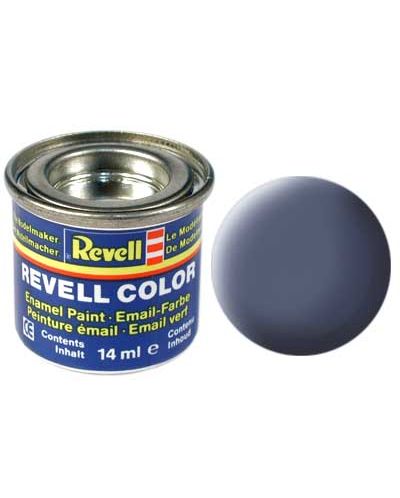 Емайл боя за сглобяеми модели Revell - Сиво, мат (32157) - 1