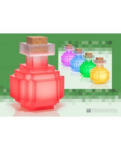 Реплика The Noble Collection Games: Minecraft - Illuminating Potion Bottle - 3
