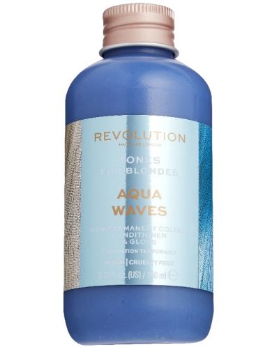 Revolution Haircare Тонер за руса коса Aqua Waves, 150 ml - 1