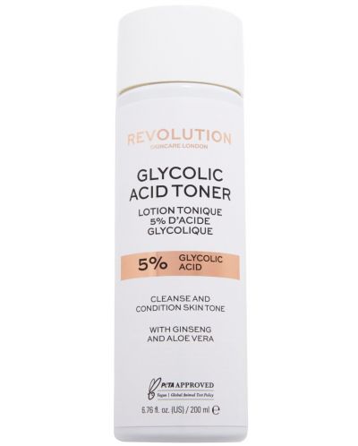 Revolution Skincare Тоник за лице Glycolic Acid 5%, 200 ml - 1