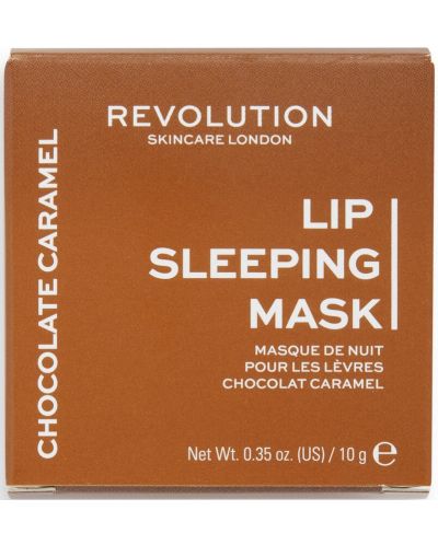Revolution Skincare Нощна маска за устни Chocolate Caramel, 10 g - 1