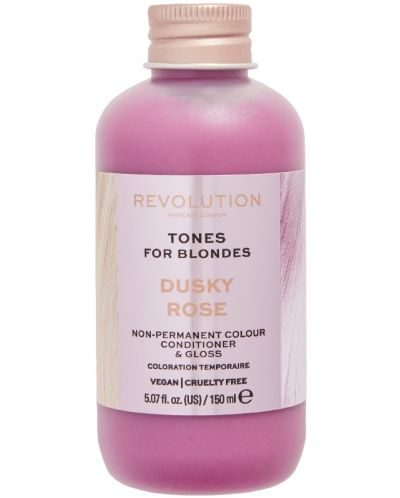 Revolution Haircare Тонер за руса коса Dusky Rose, 150 ml - 1