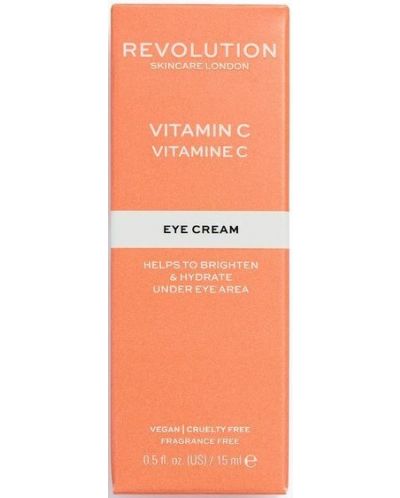 Revolution Skincare Vitamin C Озаряващ околоочен крем, 15 ml - 4