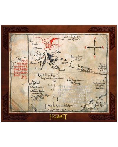 Реплика The Noble Collection Movies: The Hobbit - Map of Thorin Oakenshield - 1