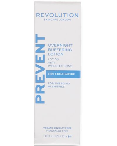 Revolution Skincare Blemish Нощен лосион за лице Prevent, 30 ml - 4