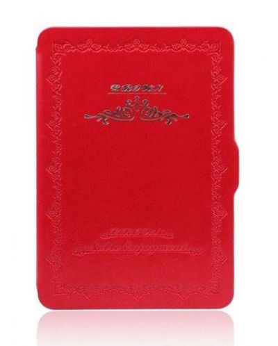 Калъф Eread - Vintage, Kindle Paperwhite 1/2/3, червен - 1