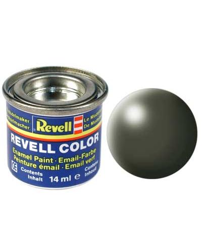 Емайл боя за сглобяеми модели Revell - Копринено маслинено зелено (32361) - 1