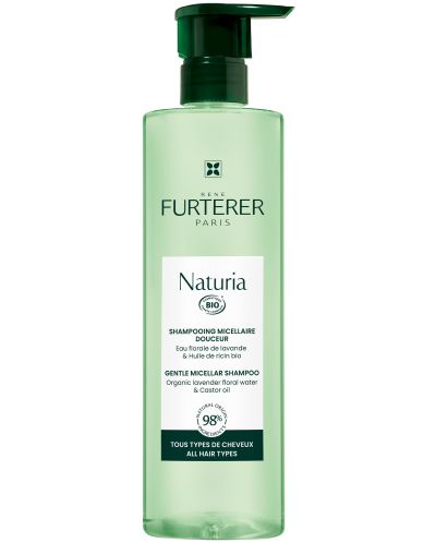 René Furterer Naturia Комплект - Мицеларен шампоан + Еко пълнител, 2 х 400 ml (Лимитирано) - 2
