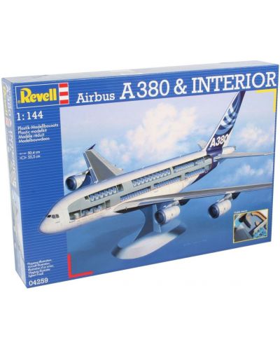Сглобяем модел на самолет Revell - Airbus A380 & Interior (04259) - 1