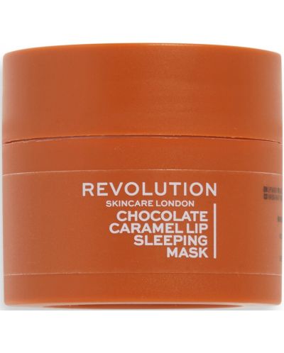 Revolution Skincare Нощна маска за устни Chocolate Caramel, 10 g - 2