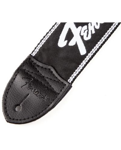 Ремък за китара Fender - Running Logo Strap, черен - 2