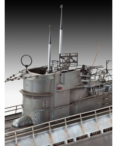 Сглобяем модел на подводница Revell - German Submarine Type IX C (05114) - 8