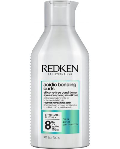 Redken Acidic Bonding Curls Балсам за третиранa и увреденa къдрава коса, 300 ml - 1