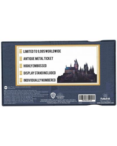 Реплика FaNaTtiK Movies: Harry Potter - Hogwarts Train Ticket (Limited Edition) - 3