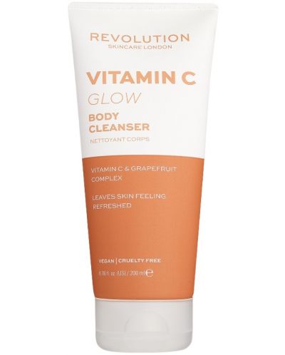 Revolution Skincare Vitamin C Душ крем за тяло, 200 ml - 1