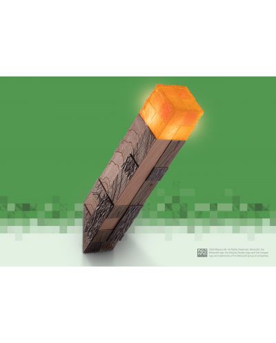 Реплика The Noble Collection Games: Minecraft - Illuminating Torch - 3