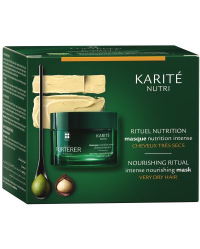 René Furterer Karité Nutri Интензивно подхранваща маска за коса, 200 ml - 3