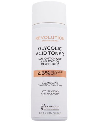 Revolution Skincare Тоник за лице Glycolic Acid 2.5%, 200 ml - 1