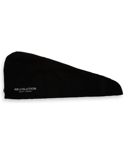 Revolution Haircare Микрофибърни кърпи за глава, черна и бяла, 2 броя - 3