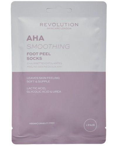 Revolution Skincare Ексфолиращи чорапи AHA, 1 чифт - 1