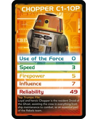Игра с карти Top Trumps - Star Wars Rebels - 3
