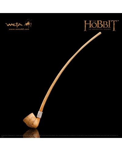 Реплика Weta Movies: Lord of the Rings - The Pipe of Bilbo Baggins, 35 cm - 2