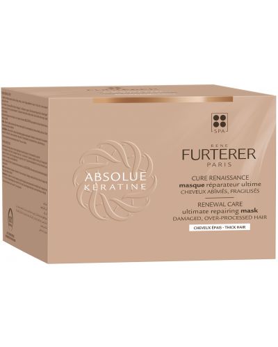René Furterer Absolue Keratiné Възстановяваща маска за плътна коса, 200 ml - 2