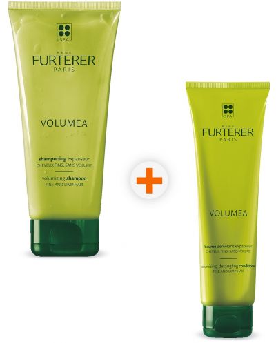 René Furterer Volumea Комплект - Шампоан и Балсам за обем, 200 + 150 ml (Лимитирано) - 1