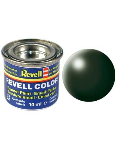 Емайл боя за сглобяеми модели Revell - Копринено тъмно зелено (32363) - 1