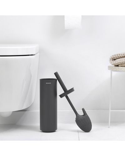 Резервна четка за тоалетна Brabantia - MindSet, Dark Grey - 4