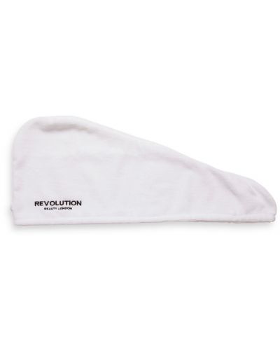Revolution Haircare Микрофибърни кърпи за глава, черна и бяла, 2 броя - 4