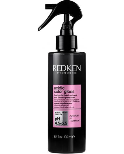 Redken Acidic Color Gloss Спрей-грижа с топлинна защита, без изплакване, 190 ml - 1
