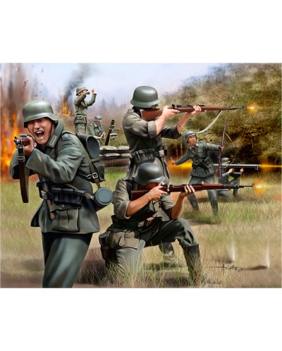 Фигури Revell - German Infantry WWII (02598) - 2