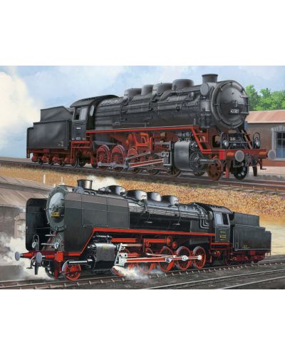 Сглобяем модел на локомотив Revell - Steam Locomotives BR 43 (02157) - 2