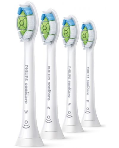 Резервни глави Philips Sonicare - Optimal White HX6064/87 W2 бял BrushSync - 4бр.