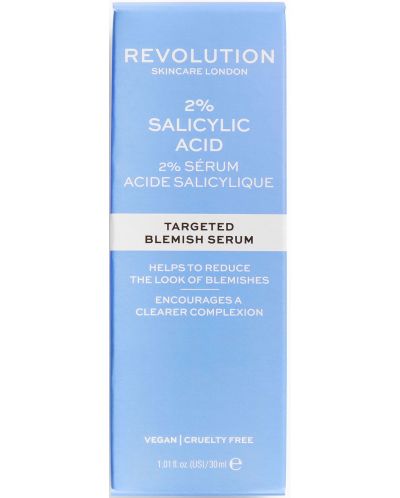 Revolution Skincare Серум за лице Salicylic Acid 2%, 30 ml - 3