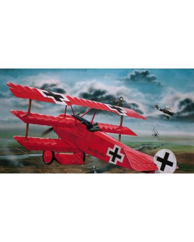 Сглобяем модел на военен самолет Revell - Fokker Dr.1 Manfred von Richthofen (04744) - 2