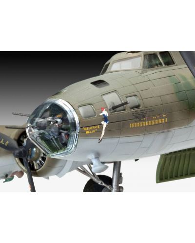 Сглобяем модел на военен самолет Revell - B-17F Memphis Belle (04279) - 8