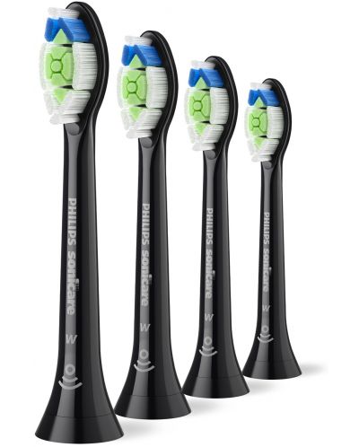 Резервни глави Philips Sonicare - Optimal White HX6064/88 W2 чер BrushSync - 4бр.